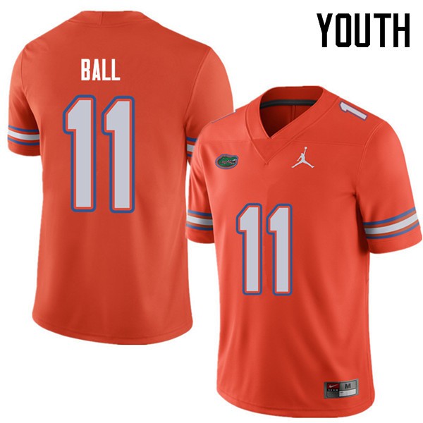 Jordan Brand Youth #11 Neiron Ball Florida Gators College Football Jerseys Orange